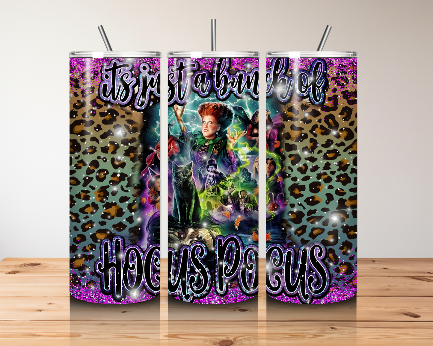 HOCUS POCUS LEOPARD 20 OZ TUMBLER