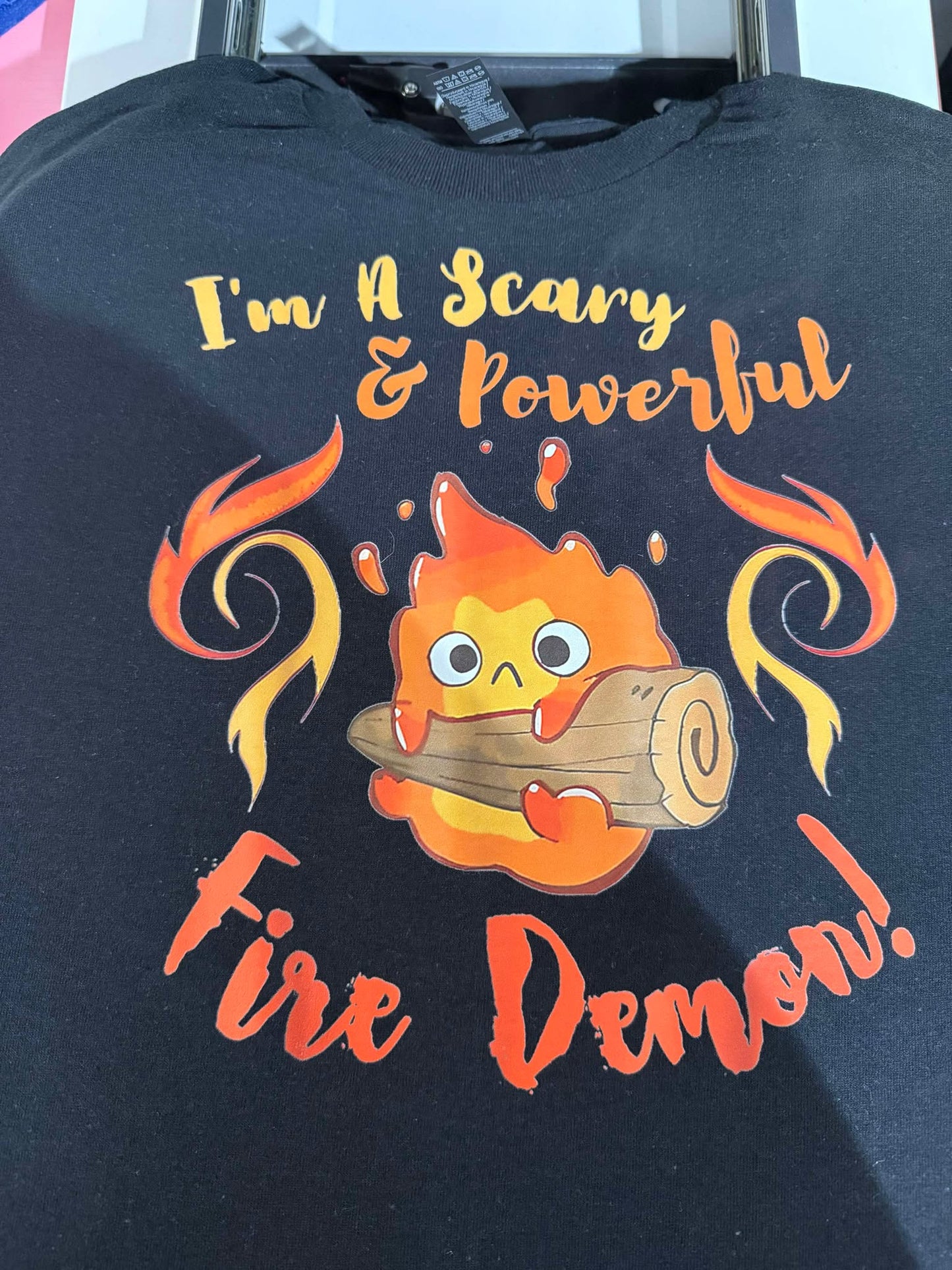 FIRE DEMON HOWLS MOVING CASTLE