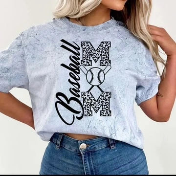 baseball mom gear BASEBALL MOM SMALL / SHORT SLEEVE T-SHIRT / White