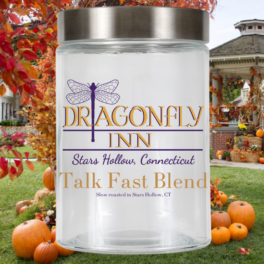 DRAGON FLY INN COFFEE JAR