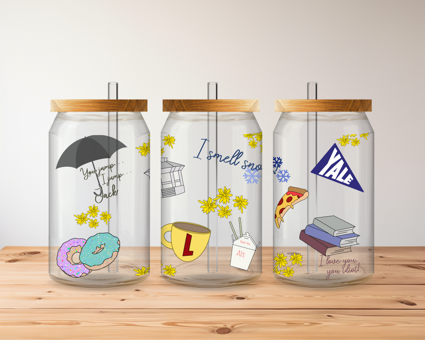 GILMORE GIRLS 16 OZ GLASS