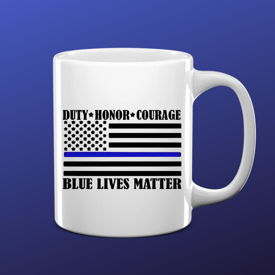 DUTY HONOR COURAGE MUG