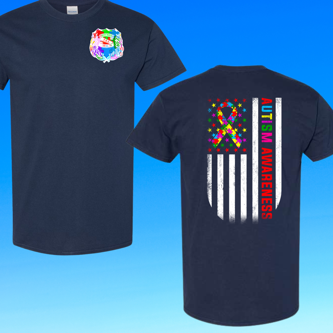 NB PBA AUTISM AWARENESS FLAG