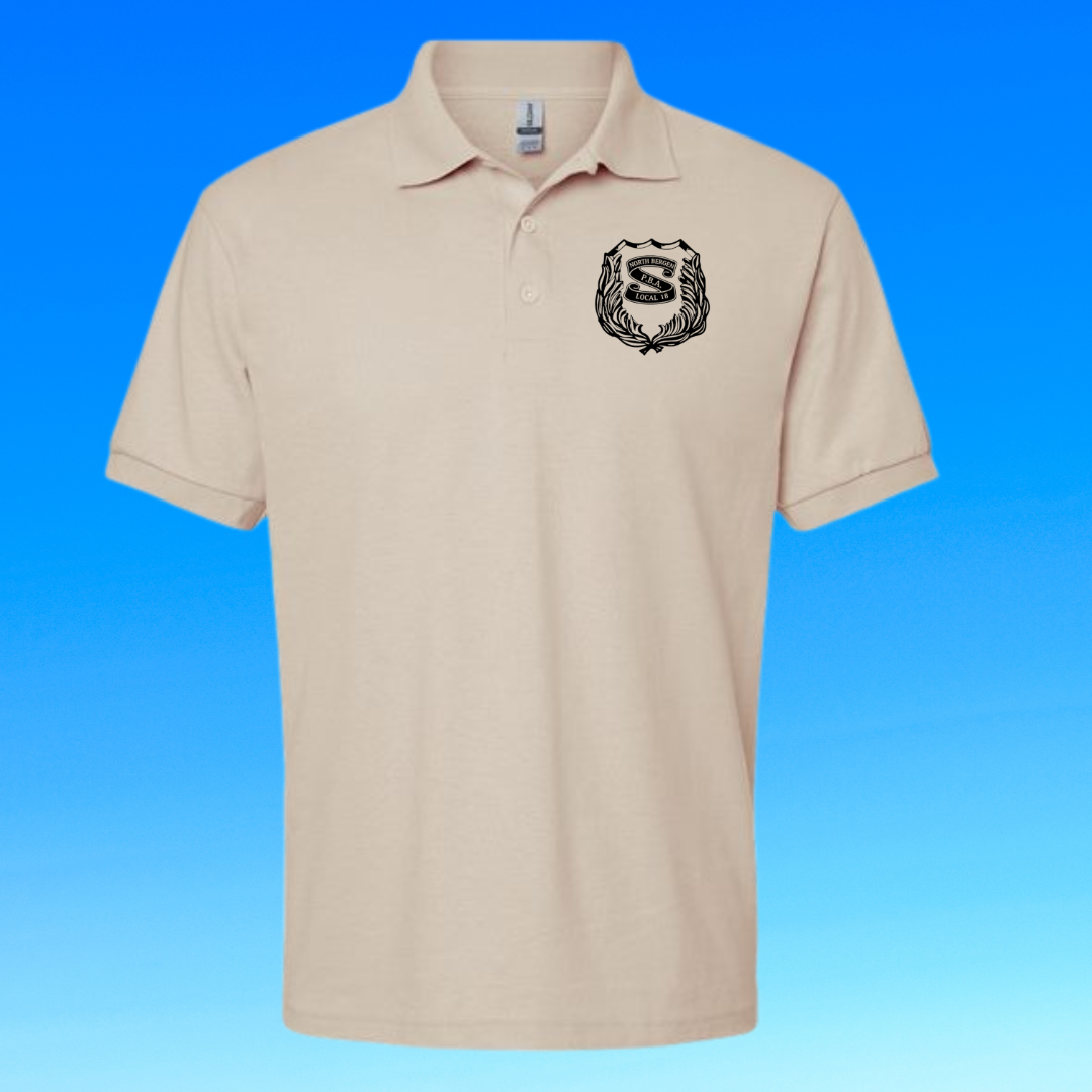 NB PBA LOCAL 18 POLO BLACK LOGO