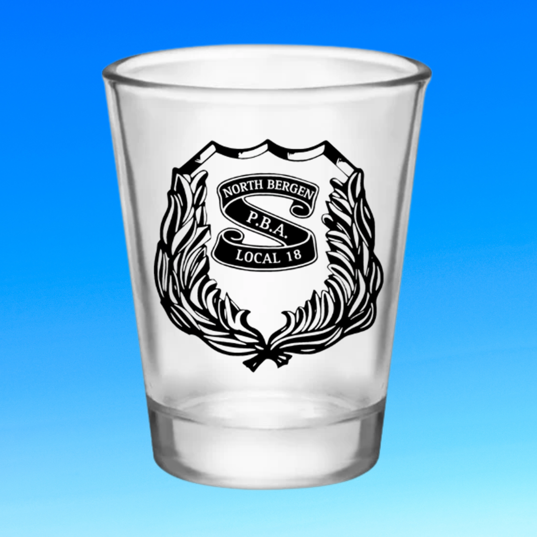 NB PBA LOCAL 18 SHOT GLASS