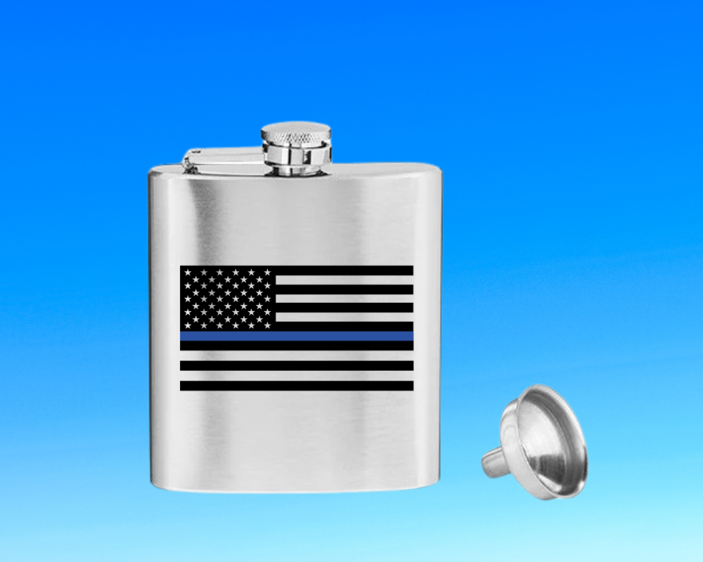 BLUE LINE FLASK