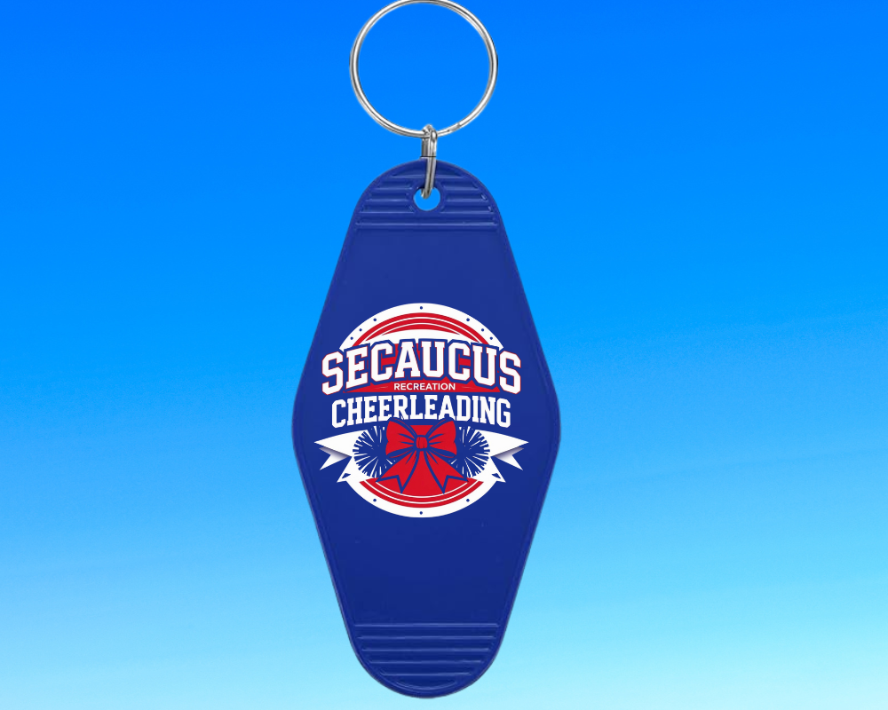 SEC PATRIOTS REC CHEER KEYCHAIN ROUND