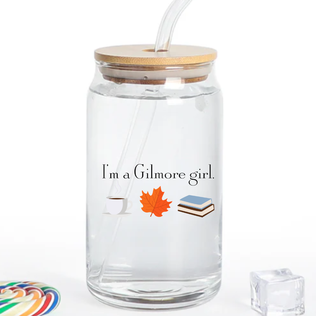 IM A GILMORE GIRL 16 OZ GLASS