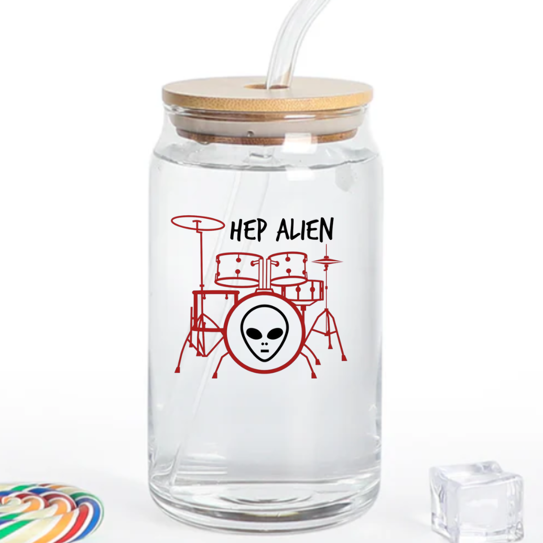 HEP ALIEN 16 OZ GLASS