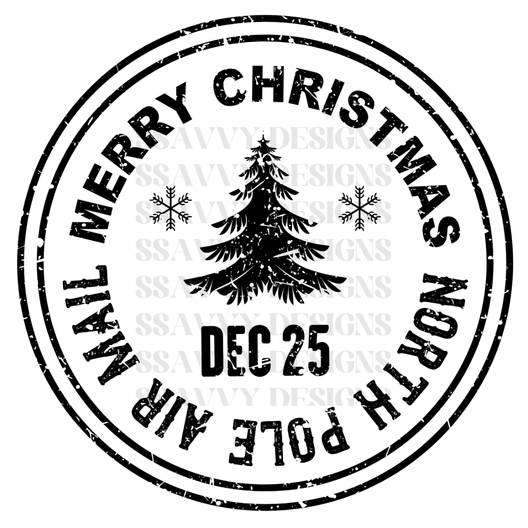 CHRISTMAS STICKERS 2x2 ROUND