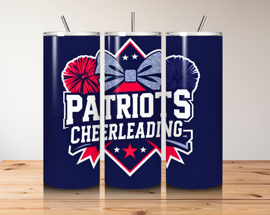 SEC PATRIOTS REC CHEER 20 OZ TUMBLER BOW