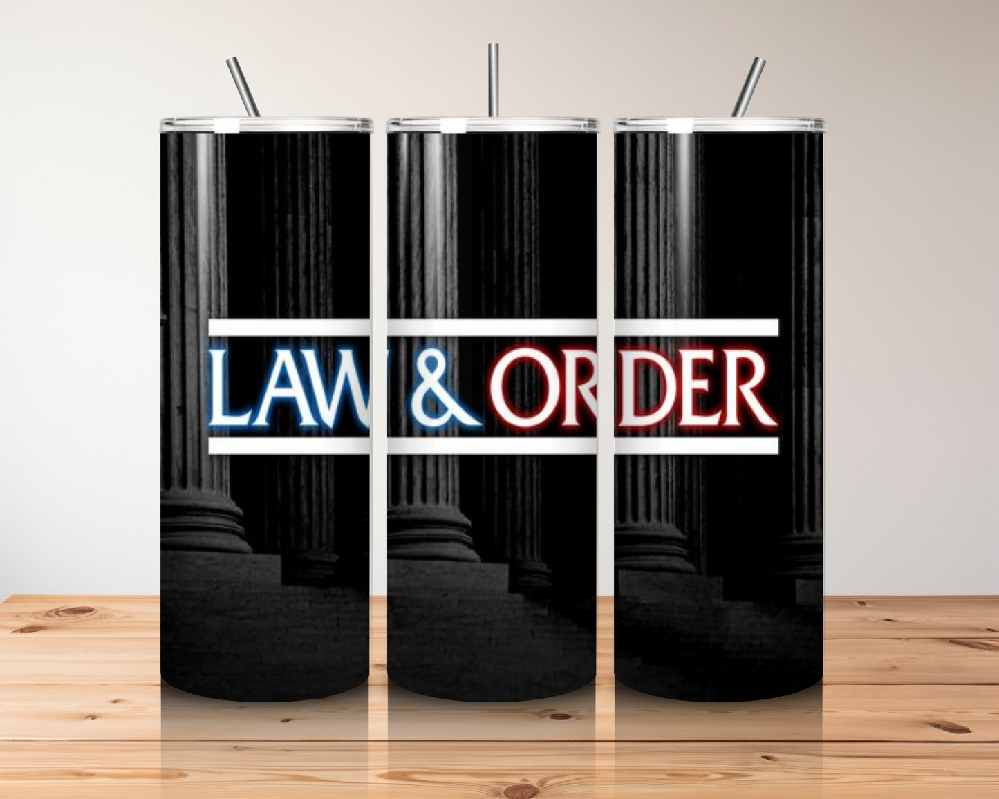 LAW AND ORDER TUMBLER