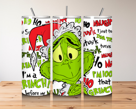 BABY GRINCH 20 OZ TUMBLER