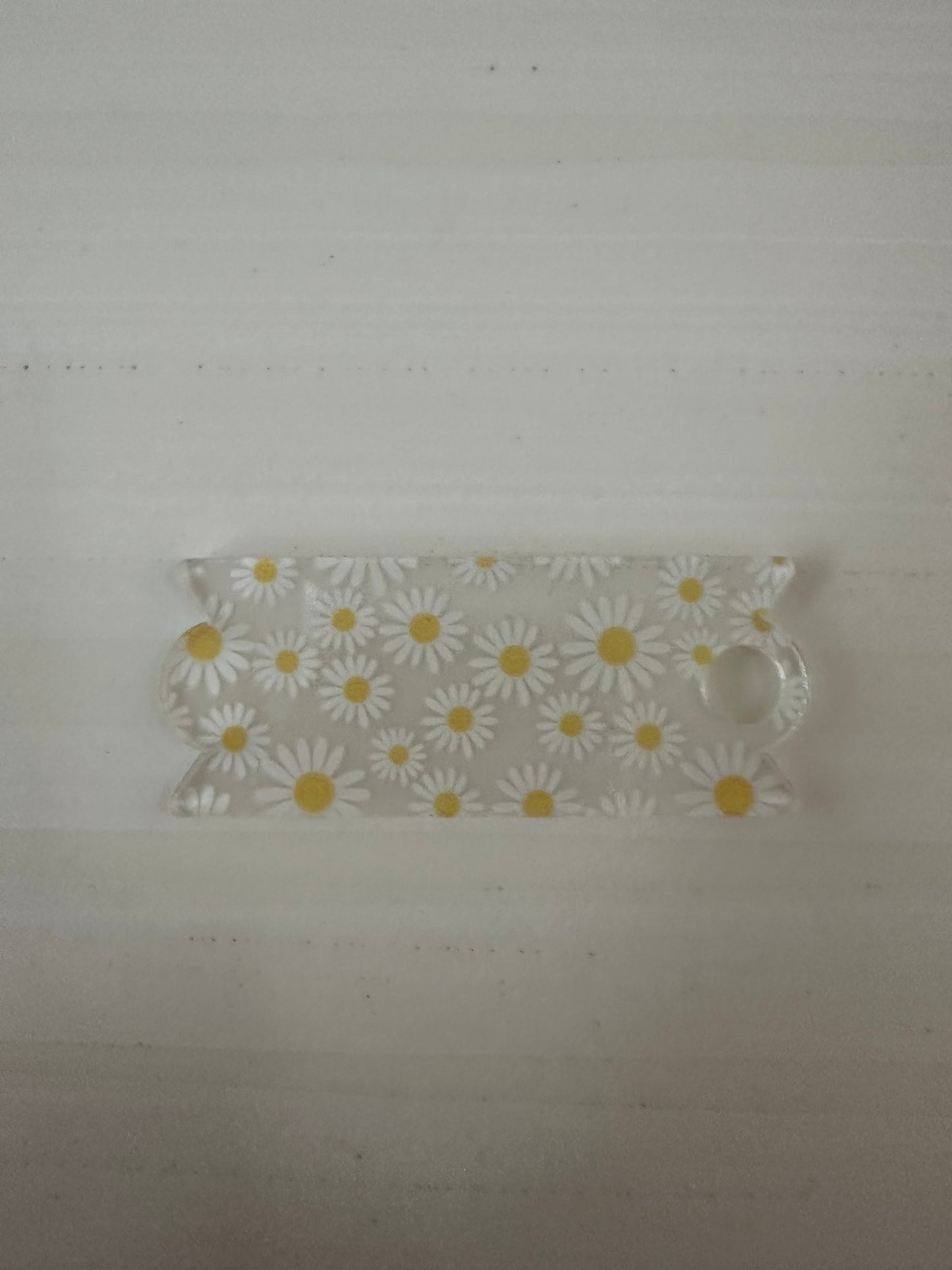 40 oz Sunflower print name tag