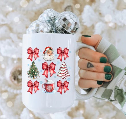 COQUETTE SANTA CAKES MUG