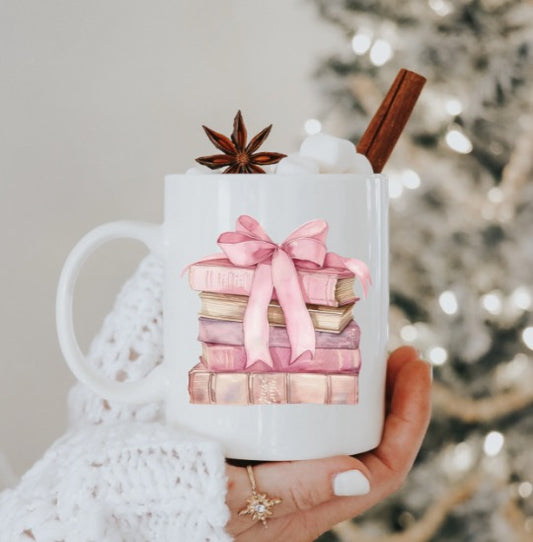 PINK COQUETTE BOOKS MUG