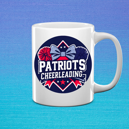 SEC PATRIOTS REC CHEER MUG BOW