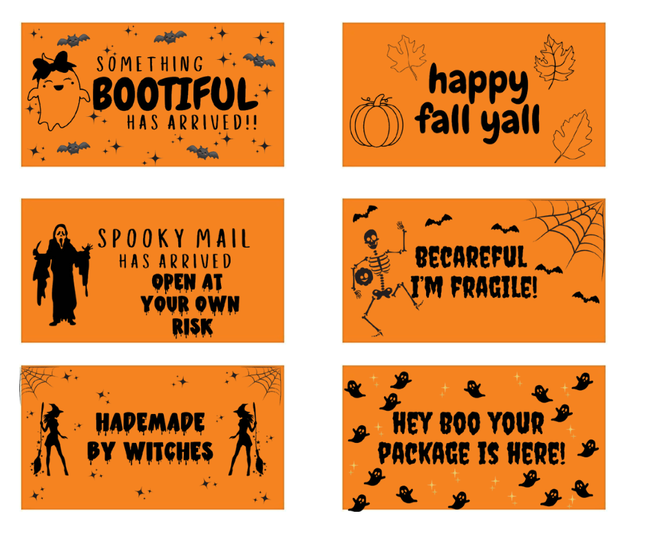 HALLOWEEN STICKERS 2x3