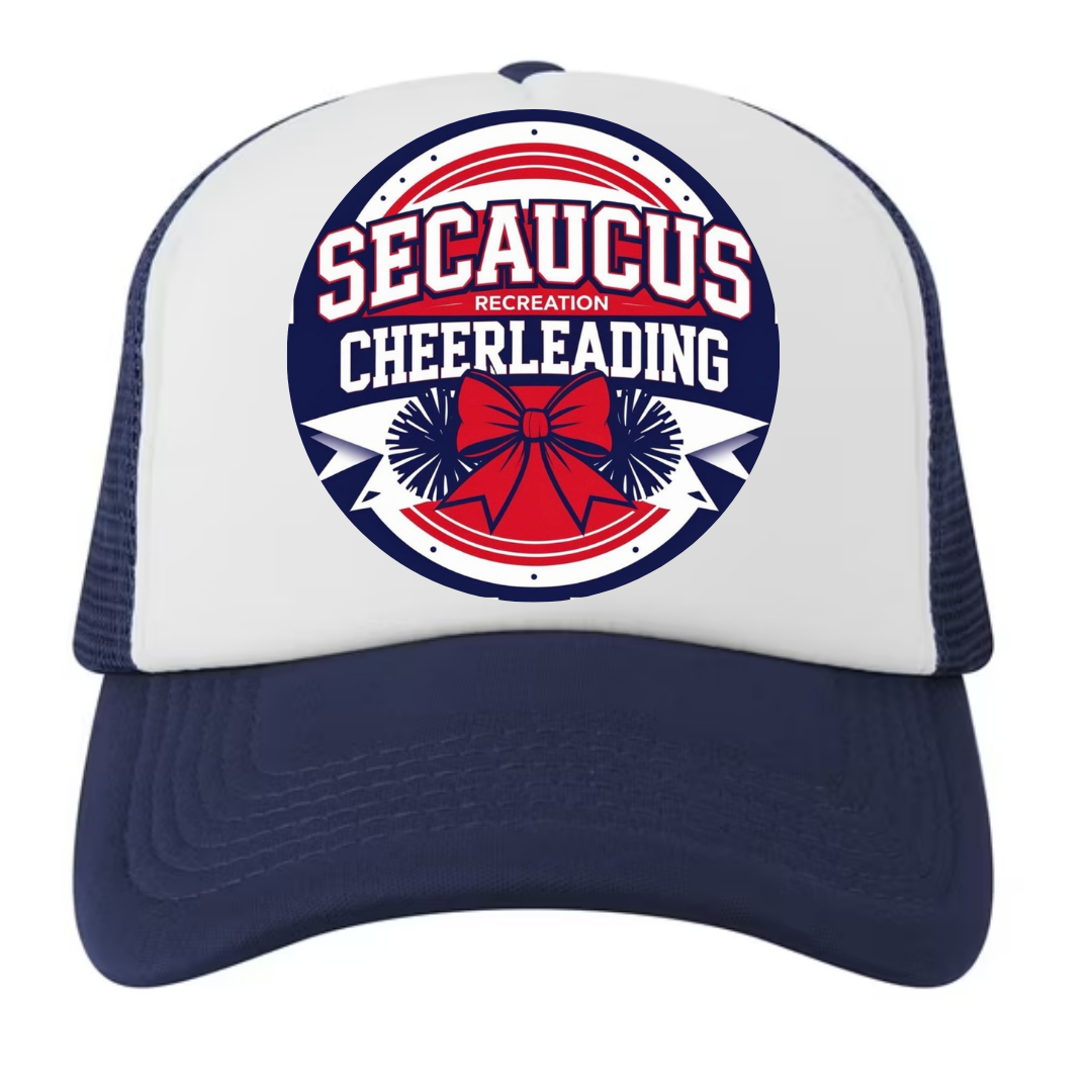 SEC PATRIOTS REC CHEER TRUCKER HAT ROUND