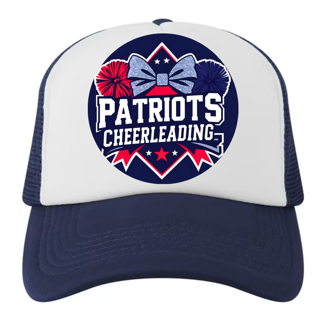 SEC PATRIOTS REC CHEER TRUCKER HAT BOW